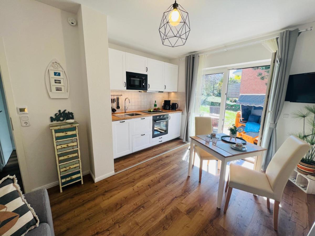 Seelund - Meeresrauschen Lauschen - Ruhiges Sonniges Apartment Mit Garten Und Terrasse Nahe Strand Und Ostsee Schönhagen 外观 照片