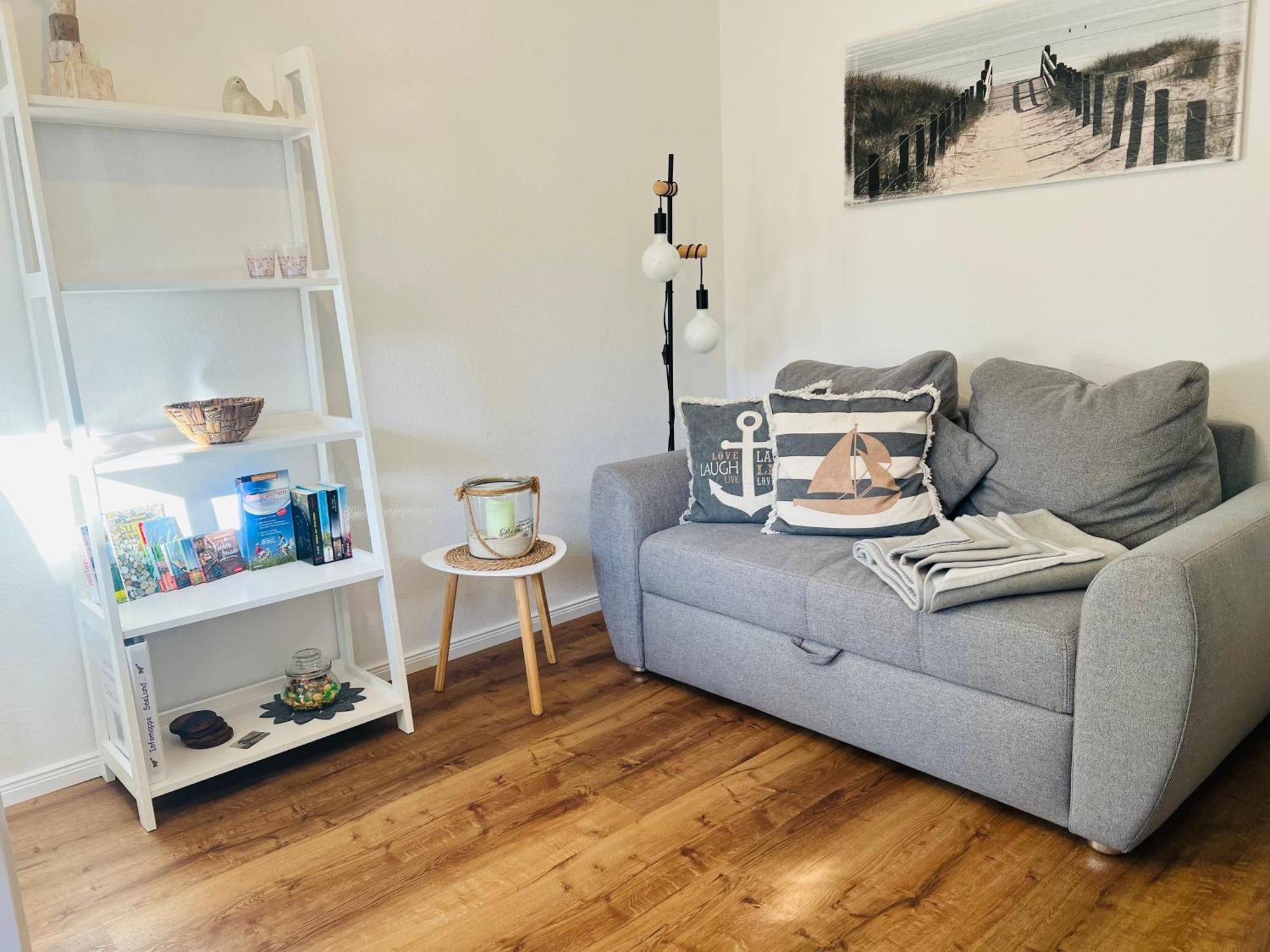 Seelund - Meeresrauschen Lauschen - Ruhiges Sonniges Apartment Mit Garten Und Terrasse Nahe Strand Und Ostsee Schönhagen 外观 照片